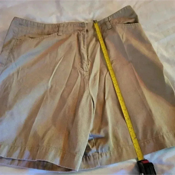 Jones New York Beige Shorts size 12 cotton - Picture 6 of 9